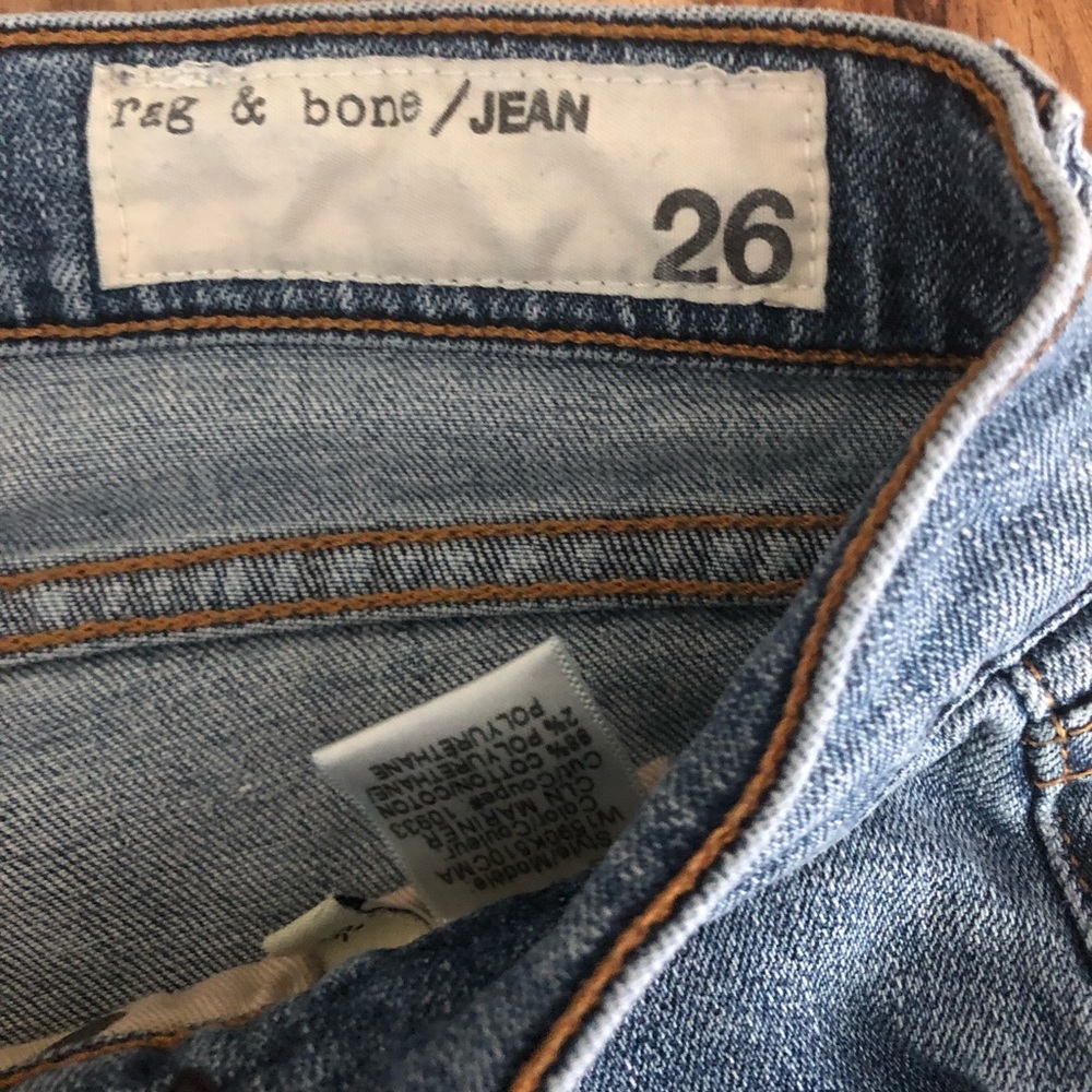 💯AUTHENTIC rag & bone jeans THE DRE size 26